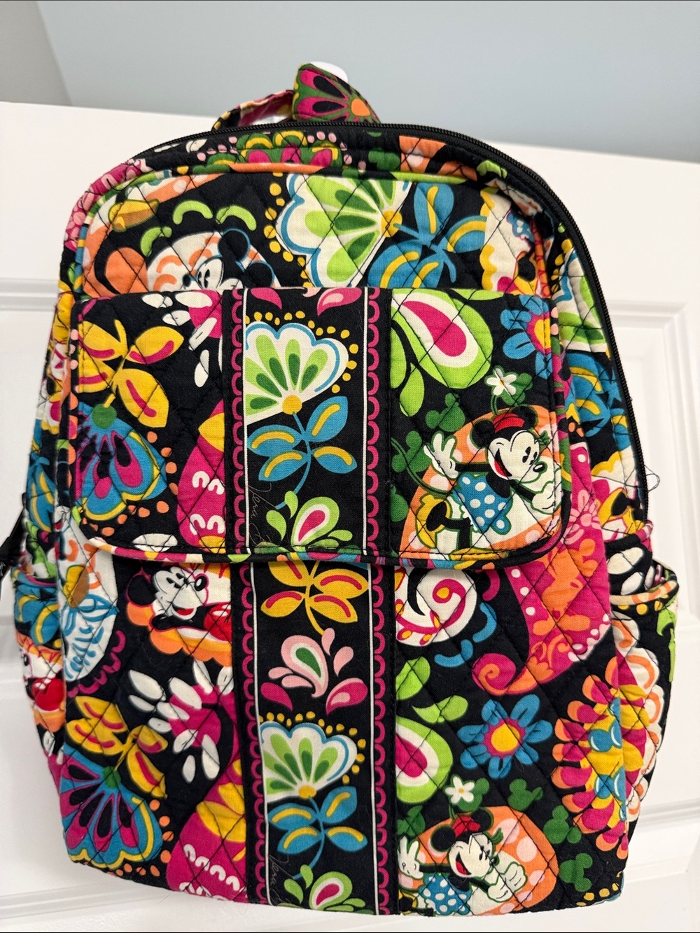 Vera Bradley Disney Quilted Mini Backpack in Multicolor